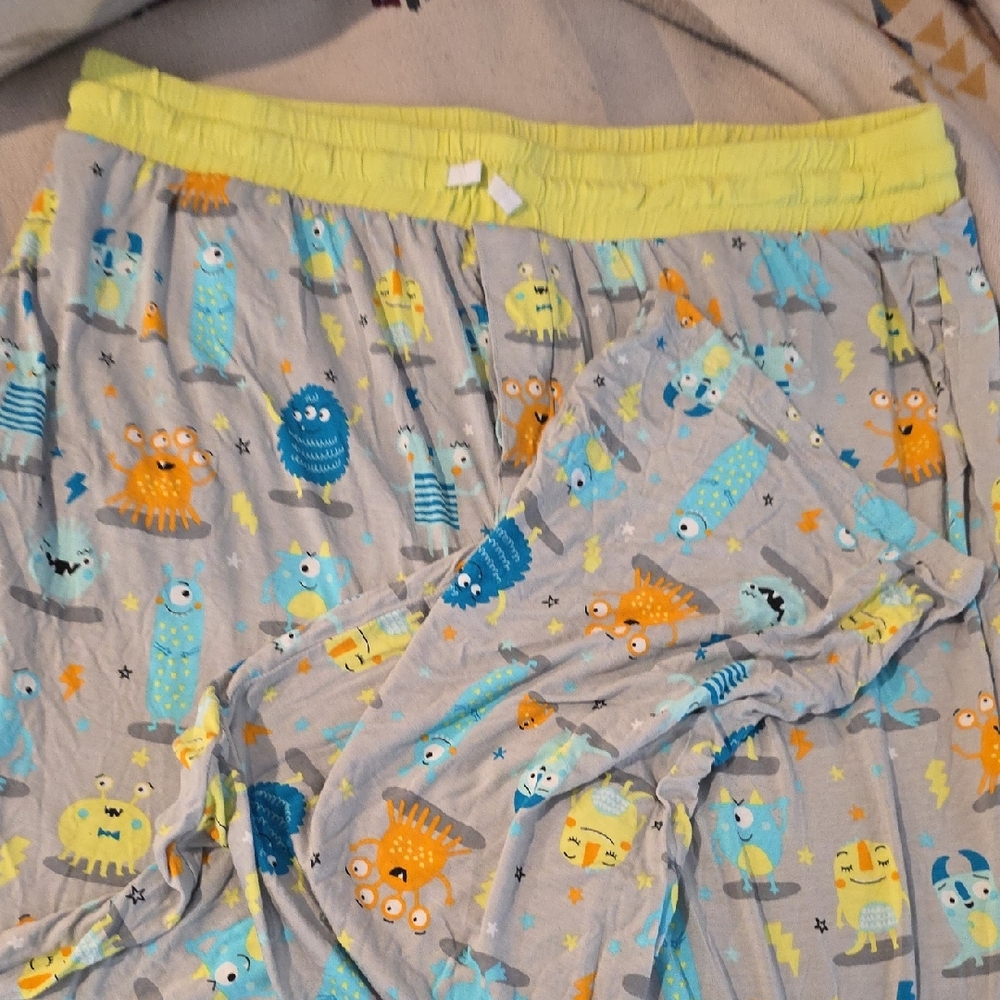 Little Sleepies Colorful Monster Pajama Bottoms